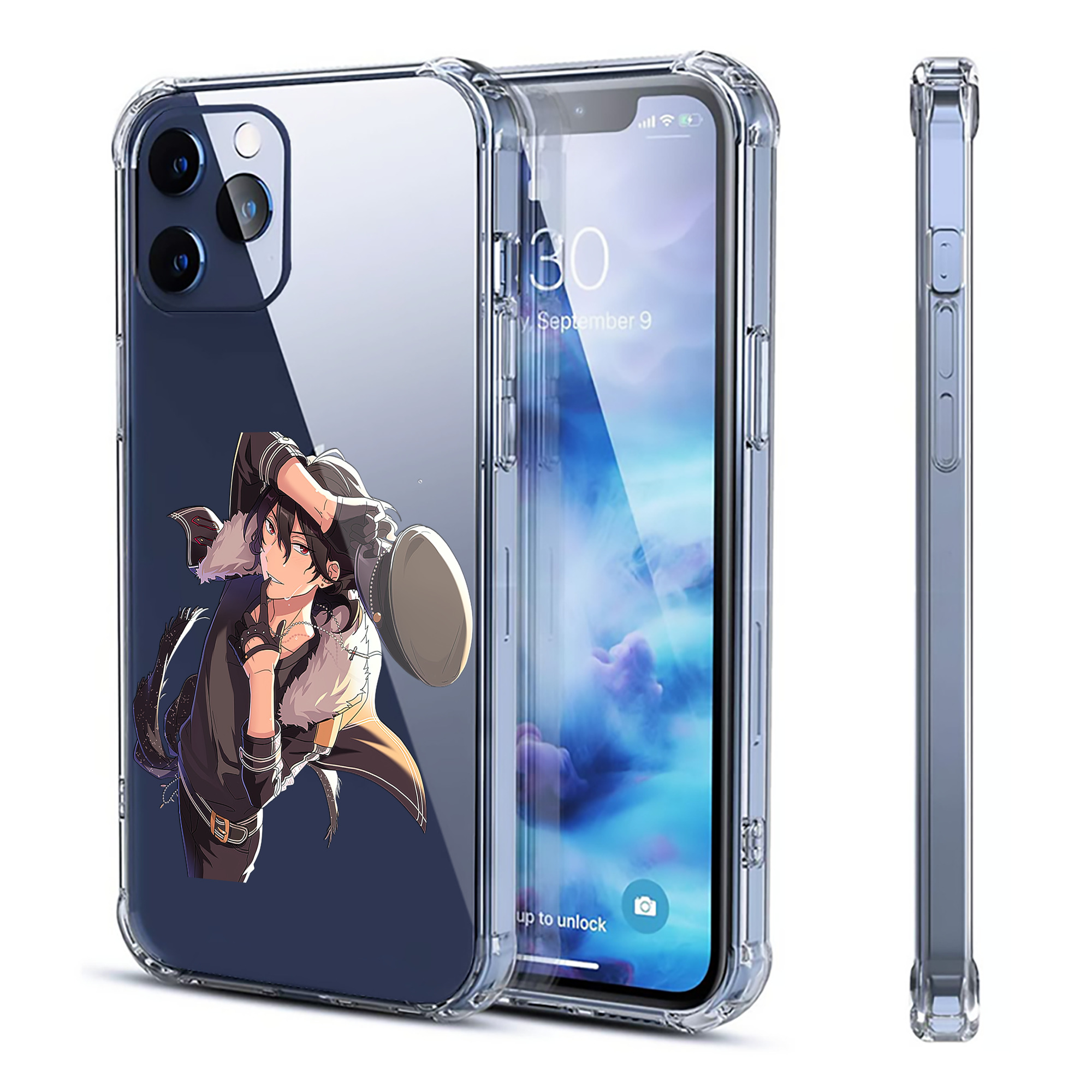 （画像用） あんさんぶるスターズ! Ensemble Stars 【iPhone 12シリーズ対応】透明スマホケース（クリアソフトケース）